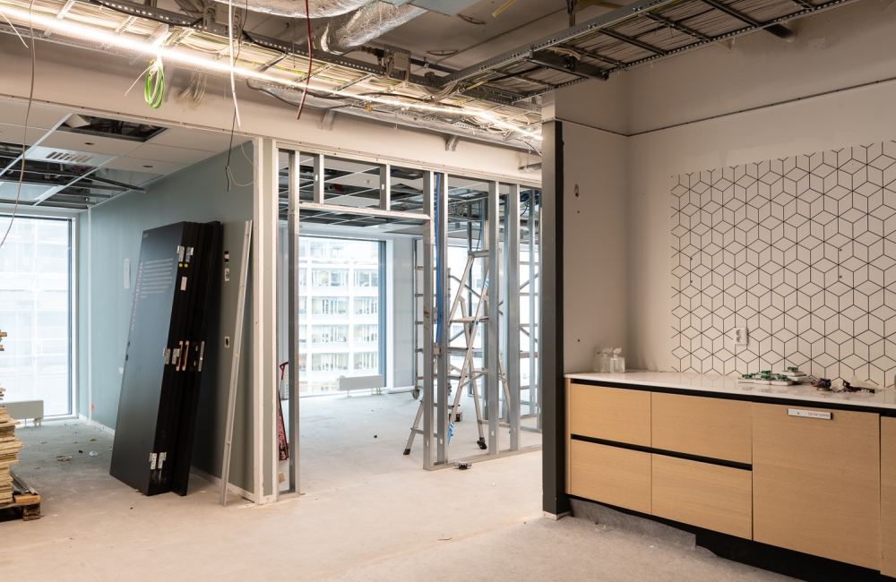 I Sørkedalsveien 8 skal rundt 7000 kvadratmeter fordelt på 3. til 8. etasje tilpasses dagens behov. Foto: Niklas Hart